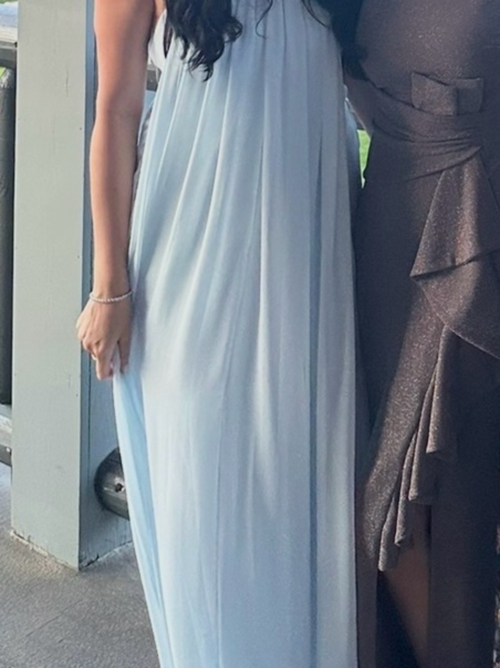 ASOS Pale Blue Halter Maxi Dress - Picture 7 of 7